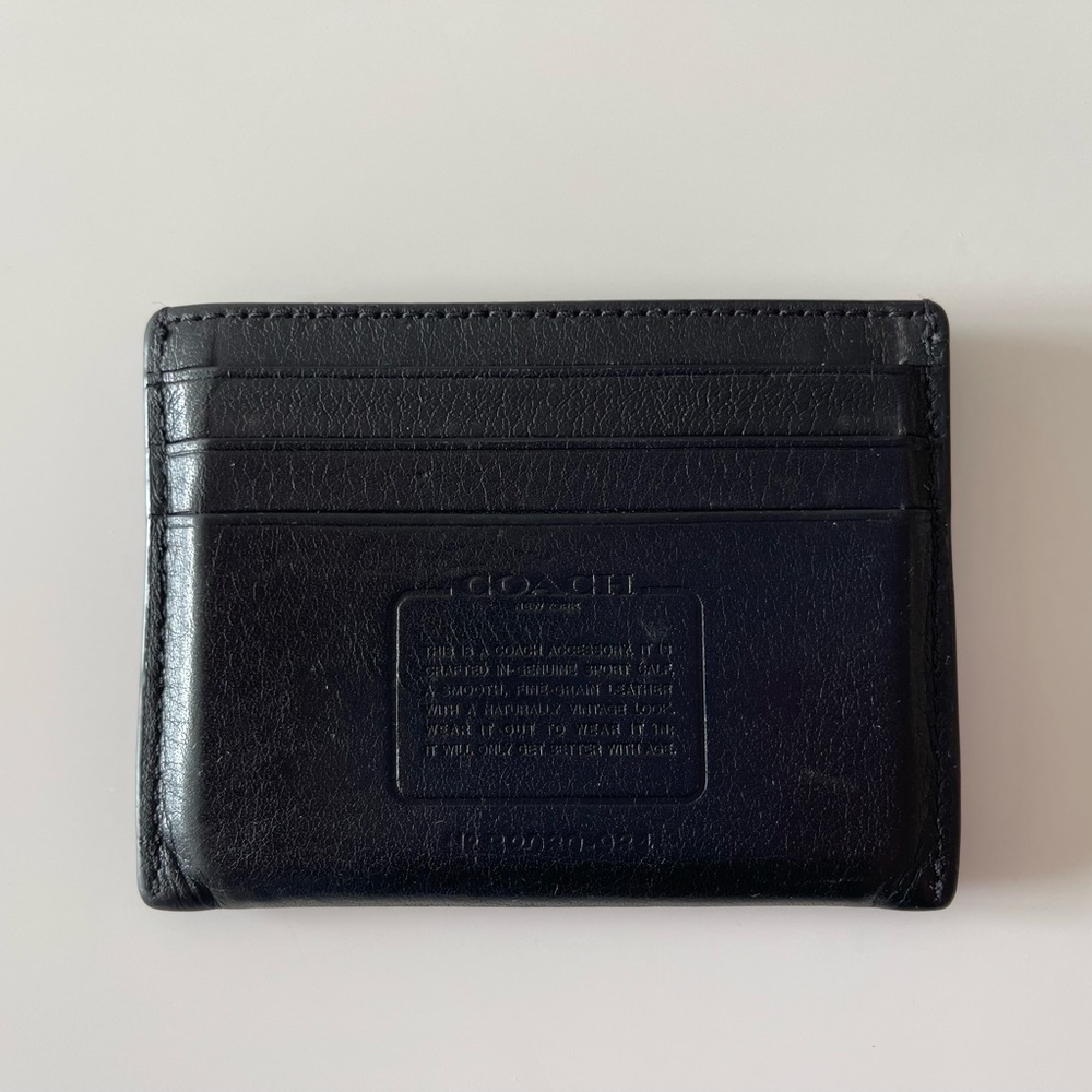 Coach Card Case (6 Credit Card Slots)